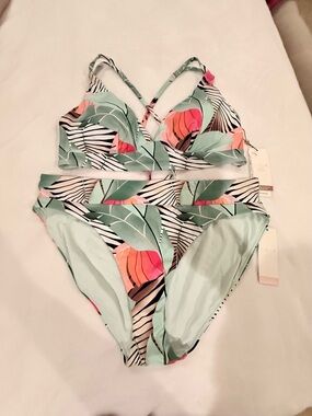 Women’s Calia Tropical Bikini Size XL